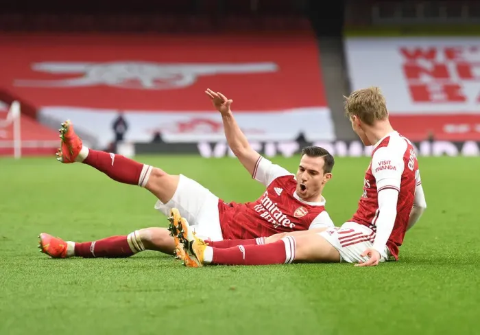 Framed Print : Martin Odegaard Scores the Opener: Arsenal vs. Tottenham Hotspur in Emirates Stadium (2020-21) Framed Print : Martin Odegaard Scores the Opener: Arsenal vs. Tottenham Hotspur in Emirates Stadium (2020-21)
