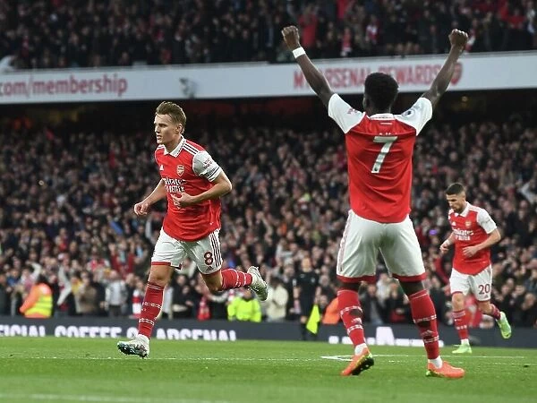 Martin Odegaard Scores the Opener: Arsenal's Thrilling Premier League Victory Over Chelsea (2022-23)