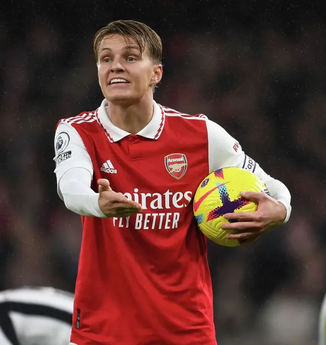 Framed Print : Martin Odegaard Shines: Arsenal Secures Victory Against Newcastle United