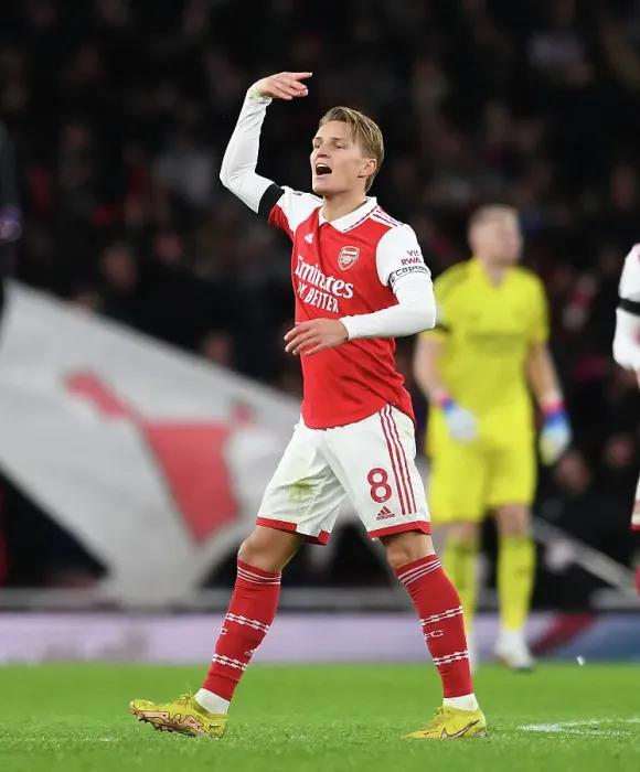 Framed Print : Martin Odegaard Shines: Arsenal's Christmas Victory over West Ham United