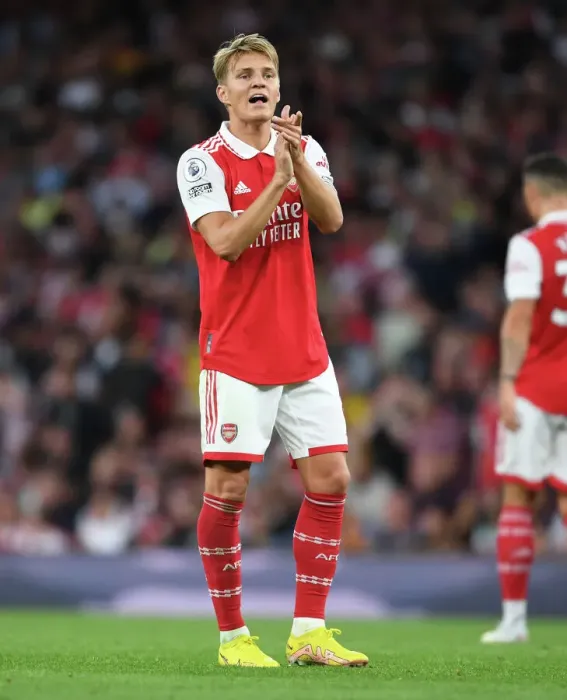 Framed Print : Martin Odegaard Shines: Arsenal's Dominant Win Over Aston Villa in Premier League Framed Print : Martin Odegaard Shines: Arsenal's Dominant Win Over Aston Villa in Premier League