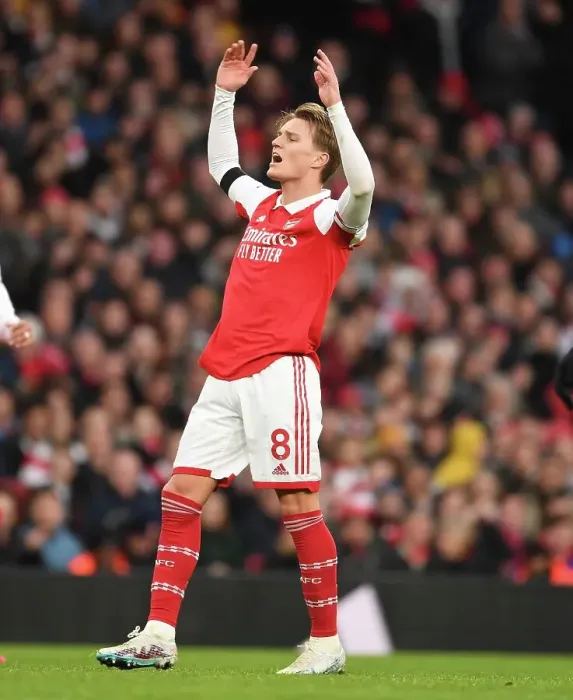Framed Print : Martin Odegaard Shines: Arsenal's Victory Over Brentford in Premier League