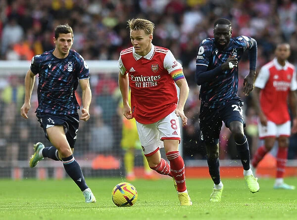 Martin Odegaard's Brilliant Display: Arsenal's Dominant Win Against Nottingham Forest in the Premier League