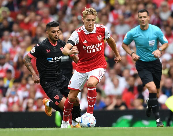 Martin Odegaard's Brilliant Performance: Arsenal Outshines Sevilla in Emirates Cup Showdown, 2022