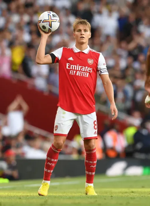 Framed Print : Martin Odegaard's Brilliant Performance: Arsenal's Triumph Over Fulham in Premier League