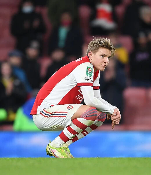 Martin Odegaard's Disappointment: Arsenal's Reaction to Carabao Cup Semi-Final Defeat at the Hands of Liverpool