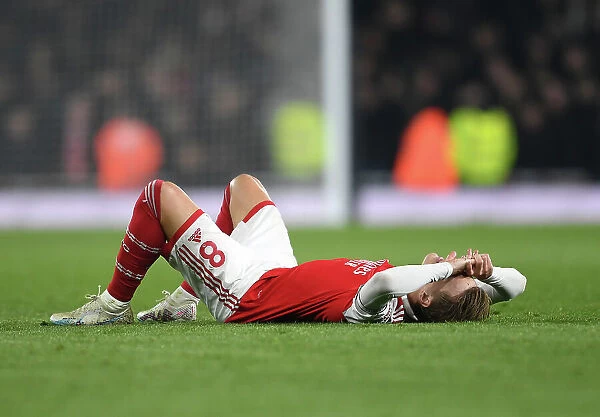 Martin Odegaard's Emotional Reaction: Arsenal FC vs Southampton FC, Premier League 2022-23