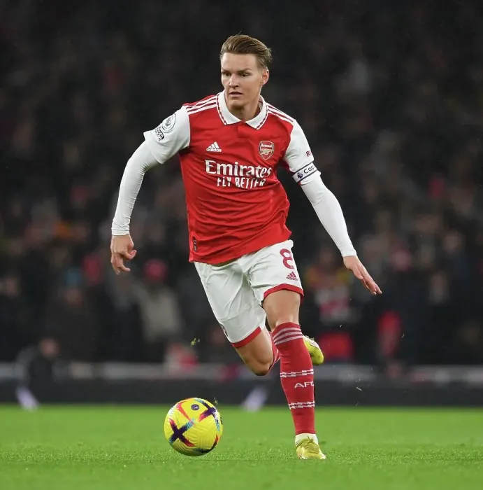 Framed Print : Martin Odegaard's Star Performance: Arsenal's Triumph Over Newcastle United in Premier League Showdown