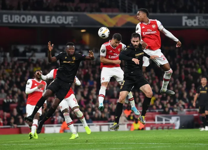 Framed Print : Martinelli Scores: Arsenal Defeats Vitoria Guimaraes in Europa League Framed Print : Martinelli Scores: Arsenal Defeats Vitoria Guimaraes in Europa League
