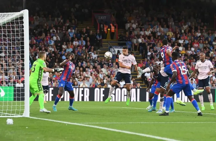 Framed Print : Martinelli Scores First Arsenal Goal in 2022-23 Season: Crystal Palace vs. Arsenal