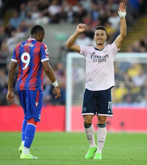 Framed Print : Martinelli Scores First Arsenal Goal of 2022-23 Season: Crystal Palace vs Arsenal