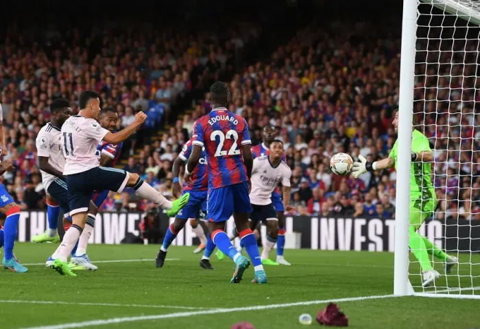 Framed Print : Martinelli Scores First Arsenal Goal: Crystal Palace vs. Arsenal, 2022-23 Premier League Framed Print : Martinelli Scores First Arsenal Goal: Crystal Palace vs. Arsenal, 2022-23 Premier League