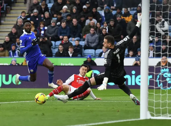 Arsenal FC Print: Martinelli Scores the Art Prints