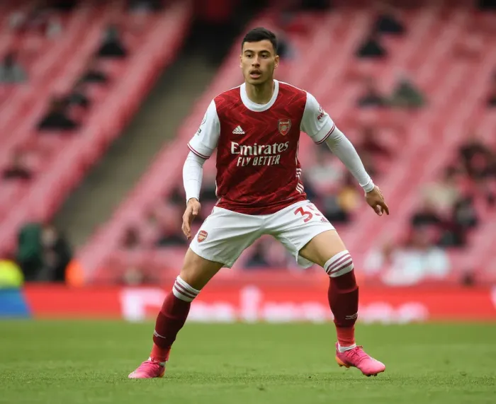 Framed Print : Martinelli Shines: Arsenal Secures Victory Against Brighton (2020-21)