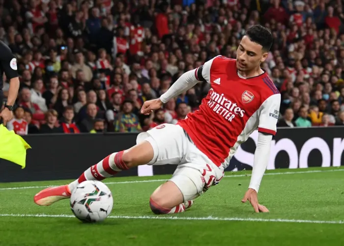 Framed Print : Martinelli Shines: Arsenal's Dominant Win Over AFC Wimbledon in Carabao Cup