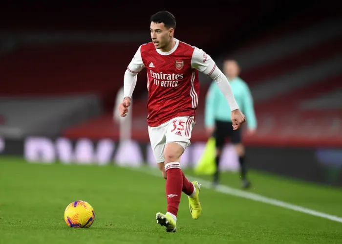 Framed Print : Martinelli Shines in Empty Emirates: Arsenal's Standout Performance Against Newcastle United (2020-21)