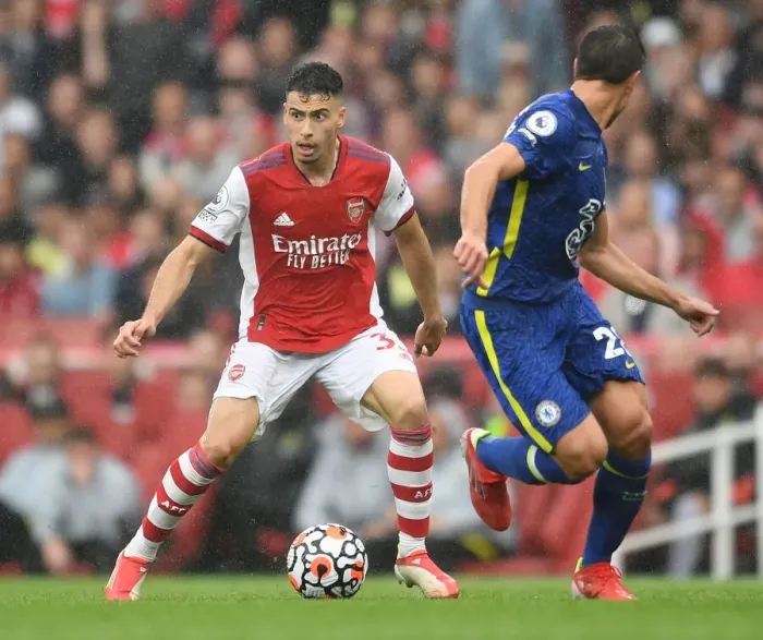 Framed Print : Martinelli vs. Chelsea: Arsenal's Star Forward Battles in 2021-22 Premier League Clash Framed Print : Martinelli vs. Chelsea: Arsenal's Star Forward Battles in 2021-22 Premier League Clash
