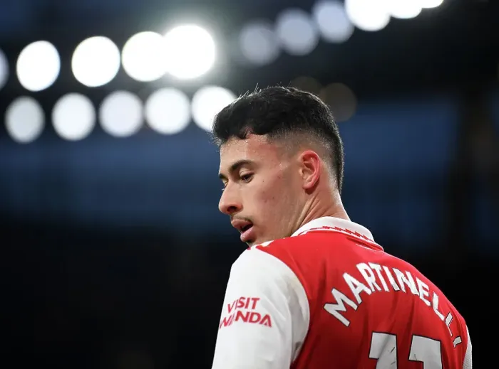 Framed Print : Martinelli vs Manchester United: Arsenal's Star Forward in Premier League Clash (2022-23) Framed Print : Martinelli vs Manchester United: Arsenal's Star Forward in Premier League Clash (2022-23)