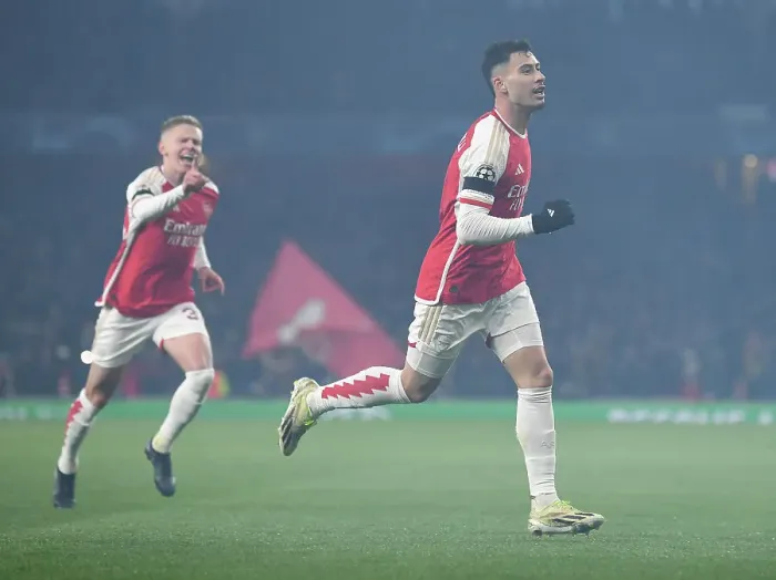 Framed Print : Martinelli's Brace: Arsenal Claims Champions League Triumph over RC Lens (2023-24) Framed Print : Martinelli's Brace: Arsenal Claims Champions League Triumph over RC Lens (2023-24)