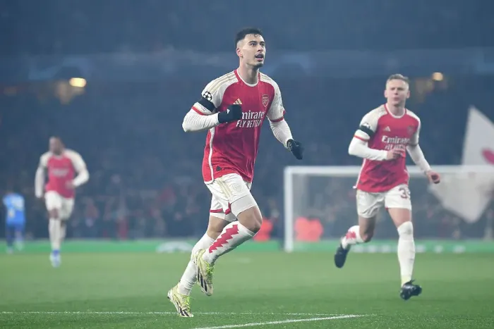Framed Print : Martinelli's Brace: Arsenal Clinch Champions League Win vs. RC Lens (2023-24) Framed Print : Martinelli's Brace: Arsenal Clinch Champions League Win vs. RC Lens (2023-24)