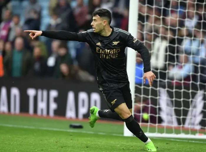 Framed Print : Martinelli's Brace: Arsenal Crushes Aston Villa 4-0 in Premier League Framed Print : Martinelli's Brace: Arsenal Crushes Aston Villa 4-0 in Premier League