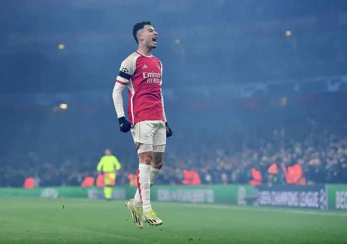 Framed Print : Martinelli's Brace: Arsenal's 4-0 Champions League Victory Over RC Lens (2023-24) Framed Print : Martinelli's Brace: Arsenal's 4-0 Champions League Victory Over RC Lens (2023-24)
