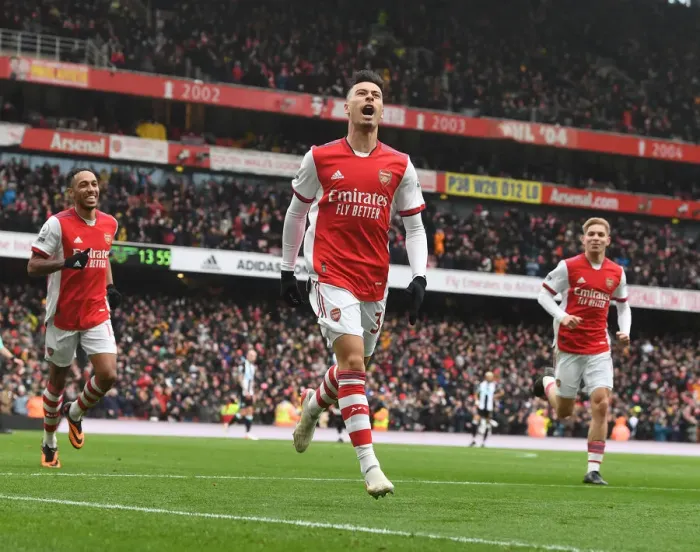 Framed Print : Martinelli's Brace: Arsenal's Commanding 2-0 Win Over Newcastle United Framed Print : Martinelli's Brace: Arsenal's Commanding 2-0 Win Over Newcastle United