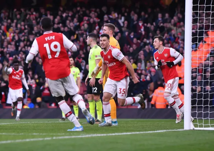 Framed Print : Martinelli's Goal: Arsenal v Sheffield United, Premier League 2019-20 Framed Print : Martinelli's Goal: Arsenal v Sheffield United, Premier League 2019-20