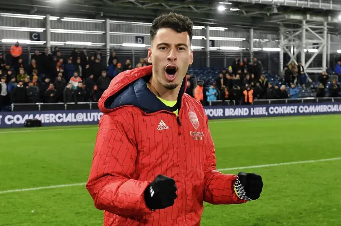 Framed Print : Martinelli's Goal Secures Arsenal's Victory Over Luton Town (2023-24) Framed Print : Martinelli's Goal Secures Arsenal's Victory Over Luton Town (2023-24)