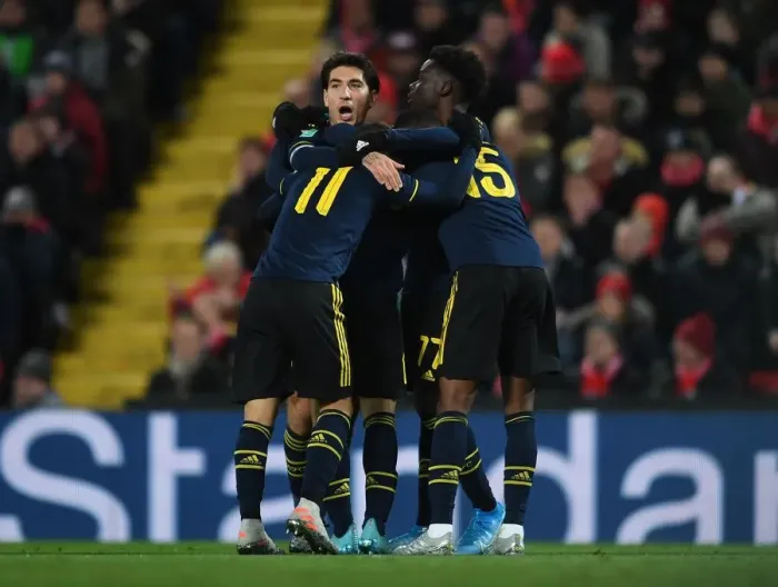 Framed Print : Martinelli's Hat-Trick: Arsenal Stuns Liverpool in Carabao Cup Framed Print : Martinelli's Hat-Trick: Arsenal Stuns Liverpool in Carabao Cup