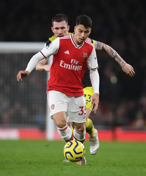 Framed Print : Martinelli's Maneuver: Arsenal's Edge Past Southampton in Premier League