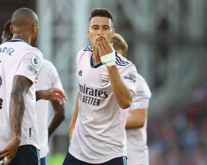 Framed Print : Martinelli's Stunner: Arsenal Kick Off 2022-23 Season with Win at Crystal Palace