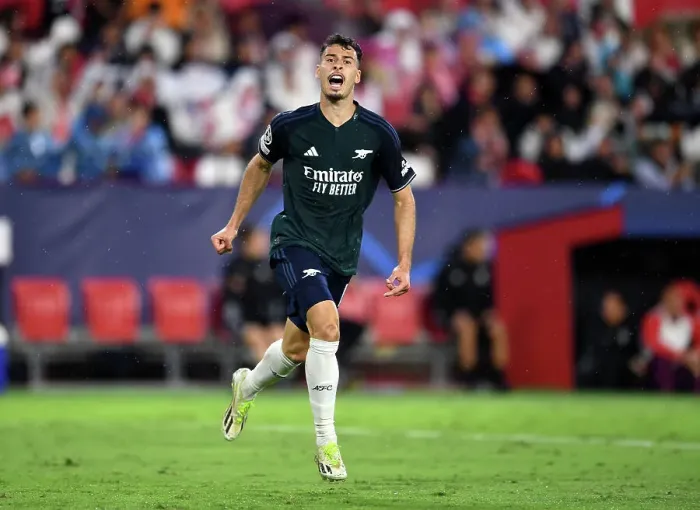 Framed Print : Martinelli's Stunner: Arsenal Takes the Lead in UCL Group B vs Sevilla (2023-24) Framed Print : Martinelli's Stunner: Arsenal Takes the Lead in UCL Group B vs Sevilla (2023-24)