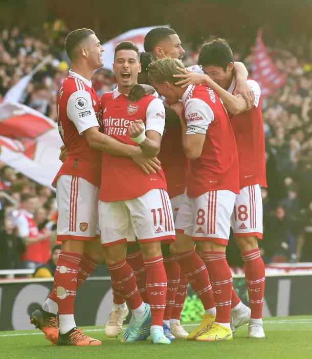 Framed Print : Martinelli's Stunner: Arsenal's First Goal vs. Liverpool (2022-23)