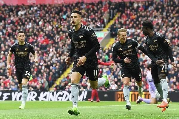 Martinelli's Stunner: Arsenal's Historic First Goal Against Liverpool in Premier League 2022-23