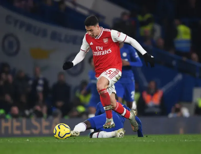 Framed Print : Martinelli's Stunner: Arsenal's Thrilling First Goal at Stamford Bridge (Chelsea vs Arsenal 2019-20) Framed Print : Martinelli's Stunner: Arsenal's Thrilling First Goal at Stamford Bridge (Chelsea vs Arsenal 2019-20)