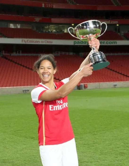 Framed Print : Mary Phillip (Arsenal) with the Premier League Framed Print : Mary Phillip (Arsenal) with the Premier League