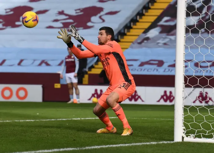 Framed Print : Mat Ryan in Action: Arsenal vs. Aston Villa, Premier League 2020-21 Framed Print : Mat Ryan in Action: Arsenal vs. Aston Villa, Premier League 2020-21