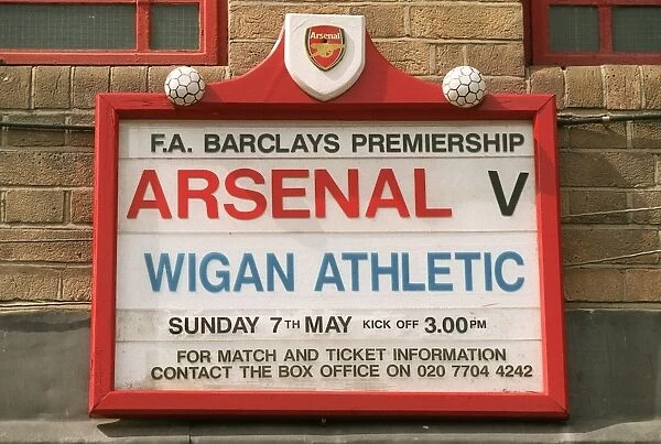 Last Match at Highbury: Arsenal vs. Wigan Athletic, 2006