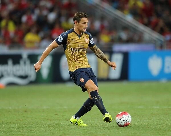 Mathieu Debuchy in Action: Arsenal vs Singapore XI, Barclays Asia Trophy (July 15, 2015)