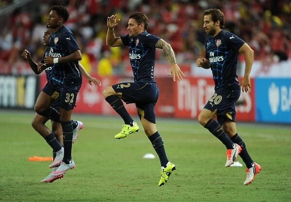 Mathieu Debuchy: Arsenal Star Gears Up for Arsenal v Singapore XI at the Barclays Asia Trophy