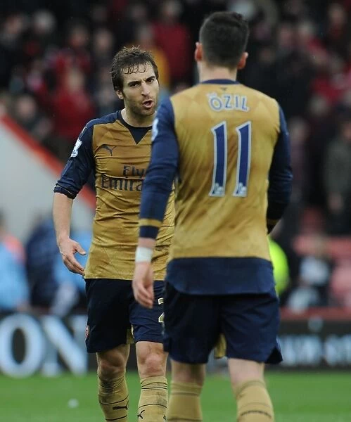 Mathieu Flamini: In Action for Arsenal Against Bournemouth, Premier League 2015-16