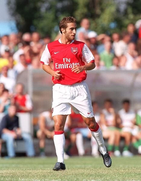 Mathieu Flamini in Action for Arsenal during Pre-Season Friendly at Schwadorf, Austria (July 2006)