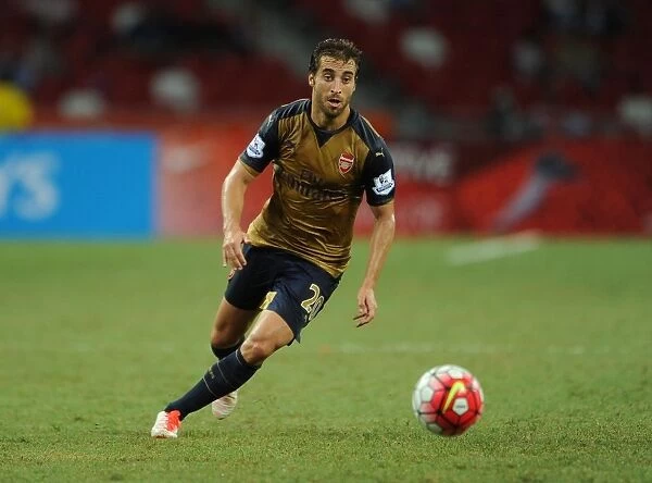 Mathieu Flamini in Action: Arsenal vs. Singapore XI during the Barclays Asia Trophy