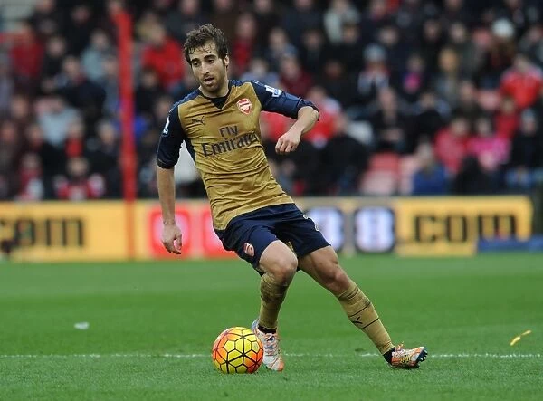 Mathieu Flamini in Action: Arsenal's Midfield Battle at Bournemouth, Premier League 2015-16