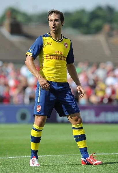 Mathieu Flamini in Action: Arsenal's Pre-Season Friendly against Boreham Wood