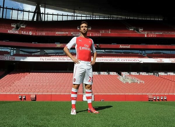 Mathieu Flamini (Arsenal). Arsenal 1st Team Photocall. Emirates Stadium, 7  /  8  /  14. Credit