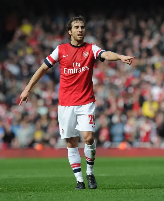 Framed Print : Mathieu Flamini Focused: Arsenal vs Everton, FA Cup Quarter-Final, 2014