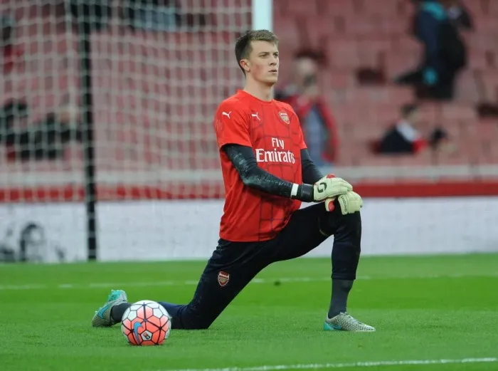 Framed Print : Matt Macey (Arsenal). Arsenal 3: 1 Sunderland. FA Cup 3rd Round. Emirates Stadium, 9  /  1  /  15
