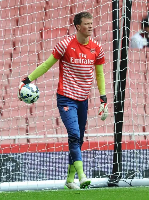 Framed Print : Matt Macey: Focused and Ready: Arsenal's Victory Against Liverpool (April 4, 2015, Emirates Stadium)